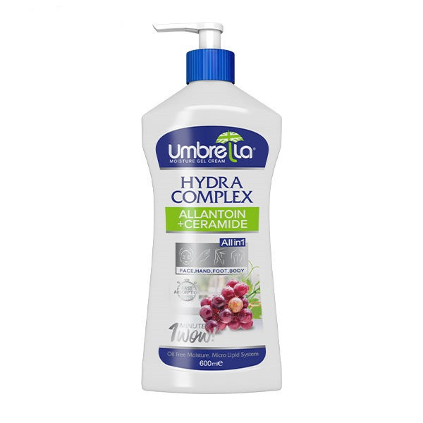 کرم ژل آبرسان آمبرلا مدل Grape حجم 600 میلی لیتر به همراه کرم ژل آبرسان حجم 75 میلی لیتر