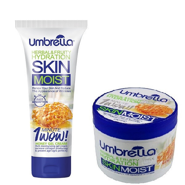 کرم ژل آبرسان آمبرلا مدل Honey حجم 250 میلی لیتر به همراه کرم ژل آبرسان حجم 75 میلی لیتر