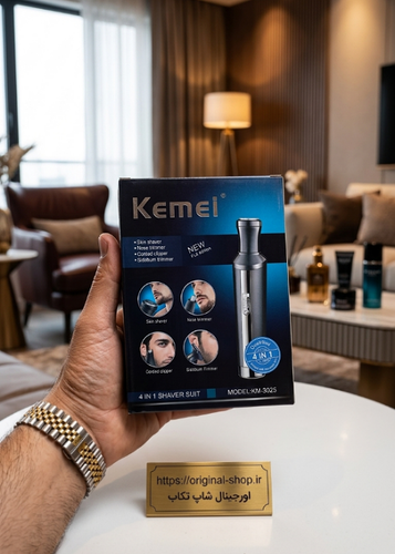 جعبه ماشین اصلاح ۴ کاره کیمی مدل KM-302S اصل در فروشگاه اورجینال شاپ