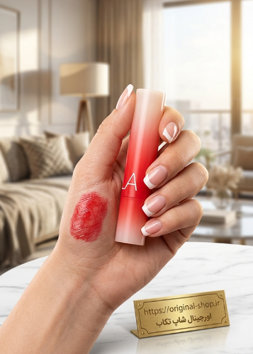 تینت لب جامد براق لامیلا مدل Jam Tint به همراه تست رنگ