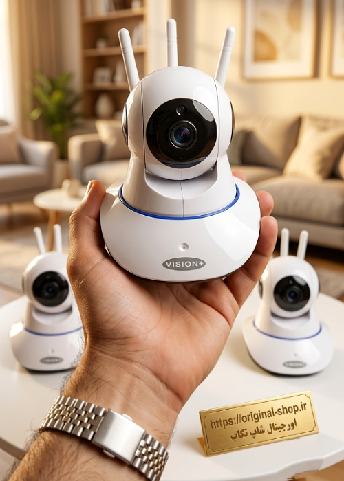 دوربین هوشمند بی‌سیم Vision+ مدل HD 1080P | امنیت هوشمند و دید در شب پیشرفته