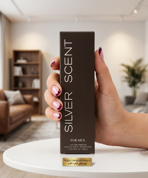 خرید ادو پرفیوم مردانه سیلور سنت (Silver Scent) حجم ۳۵ میل | رایحه تلخ و گرم با ماندگاری بالا