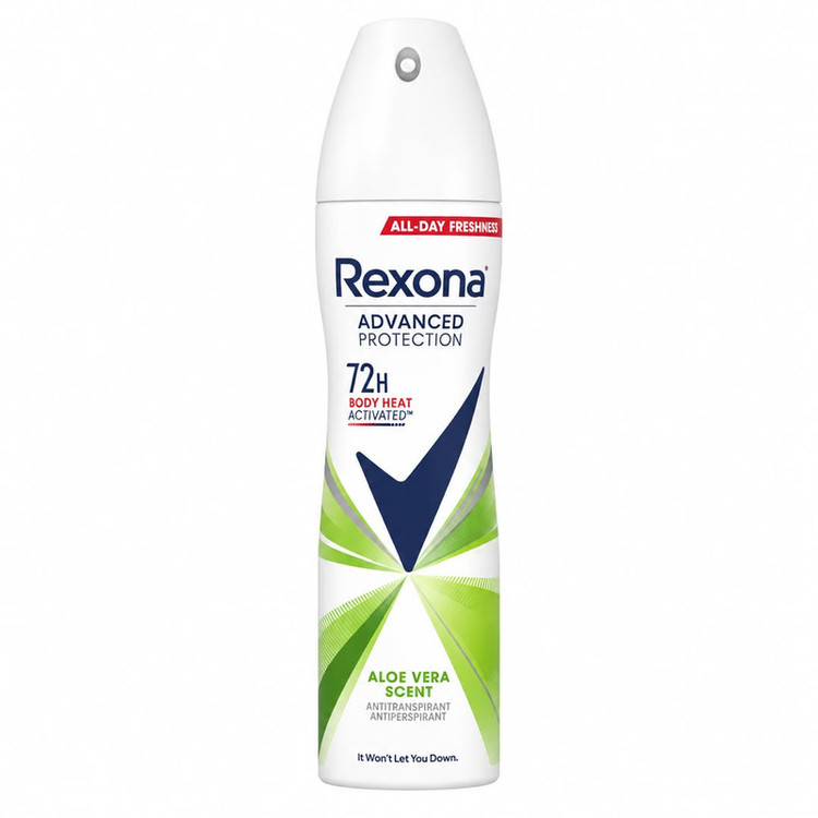 اسپری ضدتعریق زنانه رکسونا مدل Aloe Vera Scent 72H حجم 200 میلیلیتر