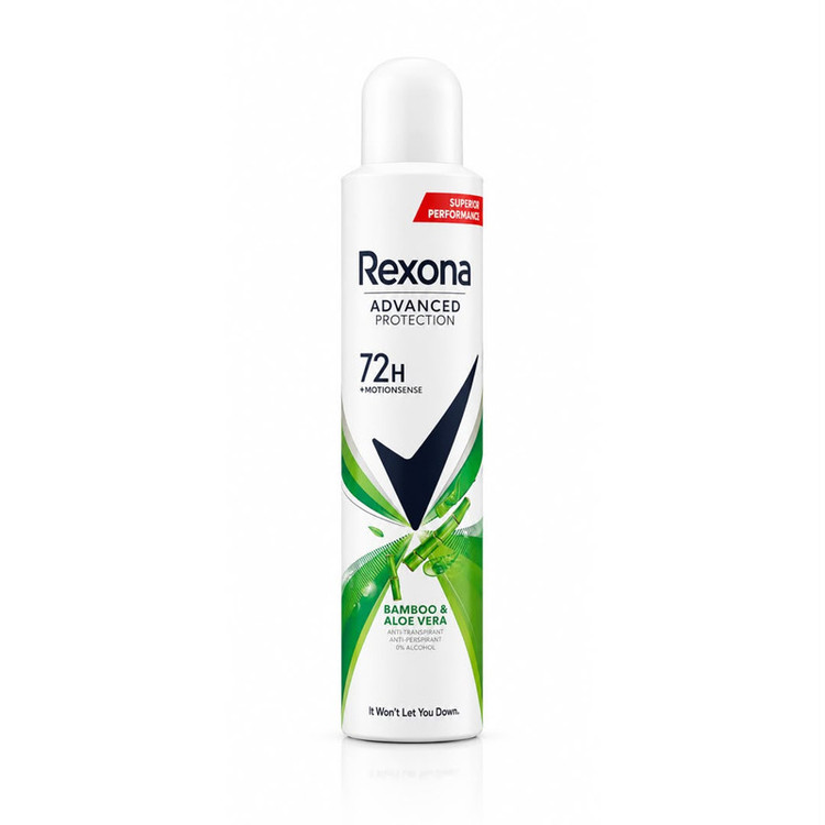 اسپری ضدتعریق رکسونا مدل Arg Protection Bamboo Aloe Vera حجم 200 میلیلیتر
