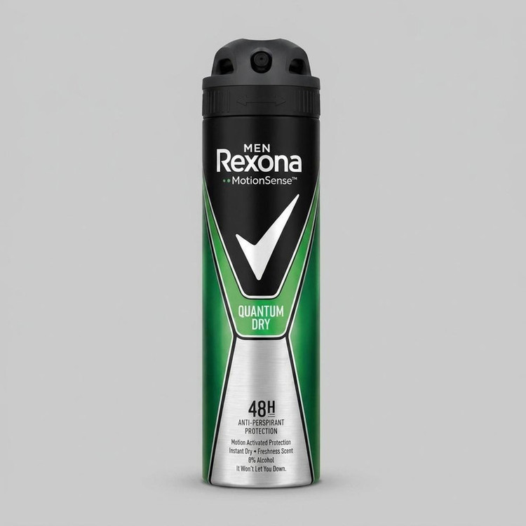 اسپری ضدتعریق مردانه رکسونا مدل Quantum Dry حجم 200 میلیلیتر