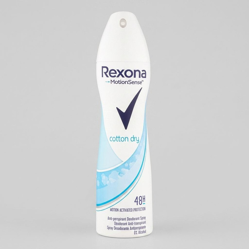اسپری دئودورانت زنانه رکسونا مدل Cotton Dry حجم 200 میلی‌لیتر