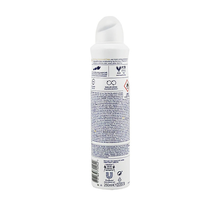 اسپری ضدتعریق داو مدل Coconut 72HR UK حجم 250 میلیلیتر