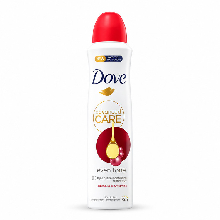 اسپری ضدتعریق زنانه داو مدل Even Tone 72HR UK حجم 250 میلیلیتر